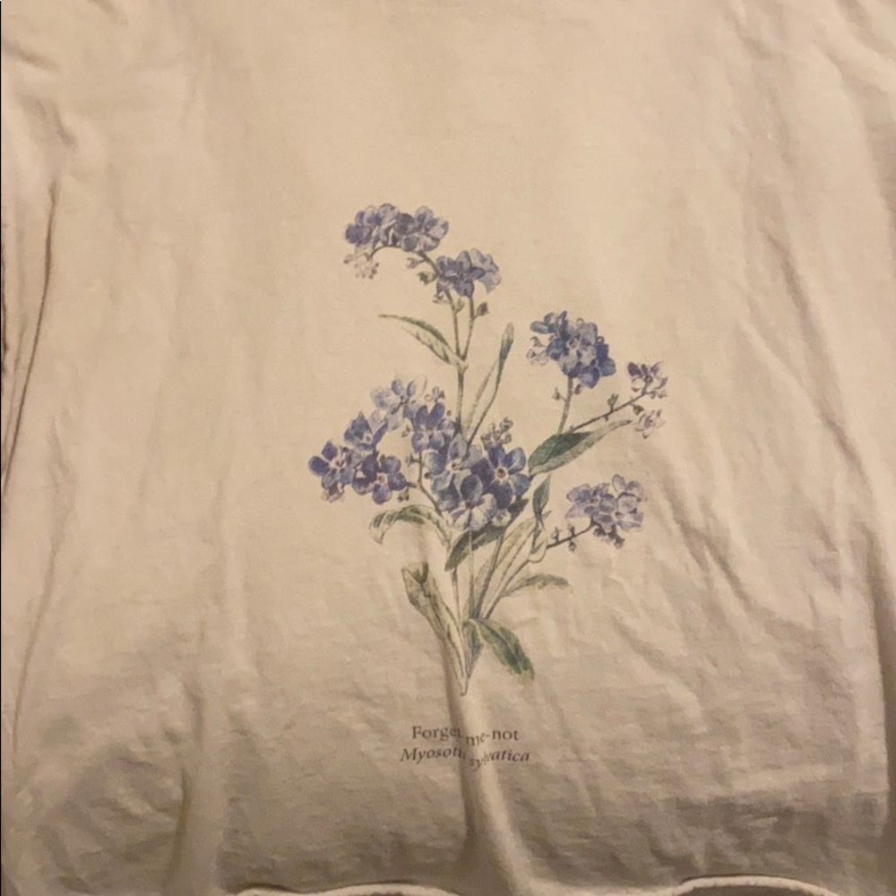 brandy melville flower tee
